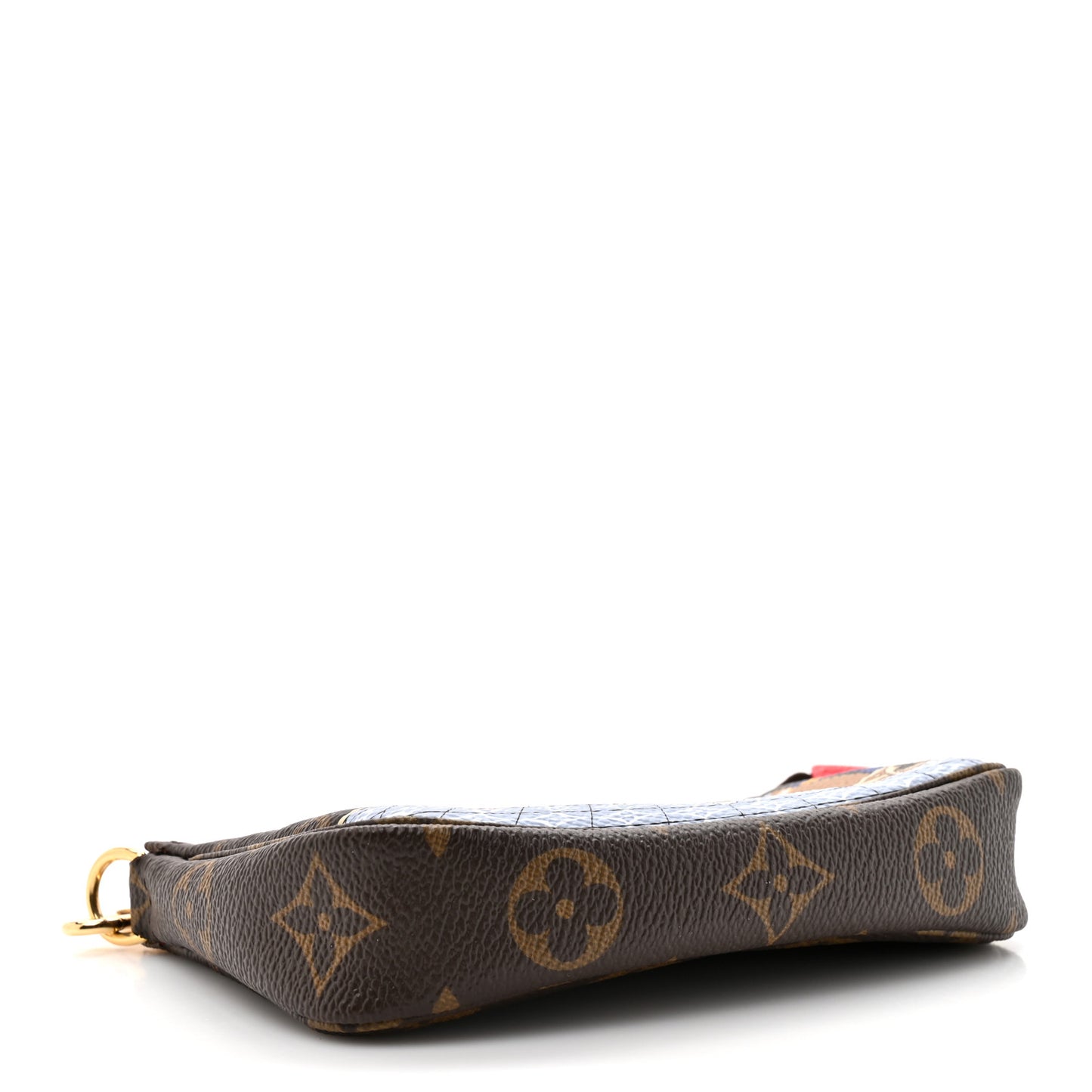 Monogram 2021 Christmas Animation London Mini Pochette Accessories Red
