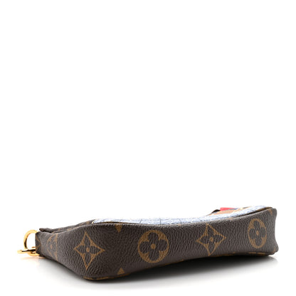Louis Vuitton Monogram 2021 Christmas Animation London Mini Pochette Accessories Red 4 of 10