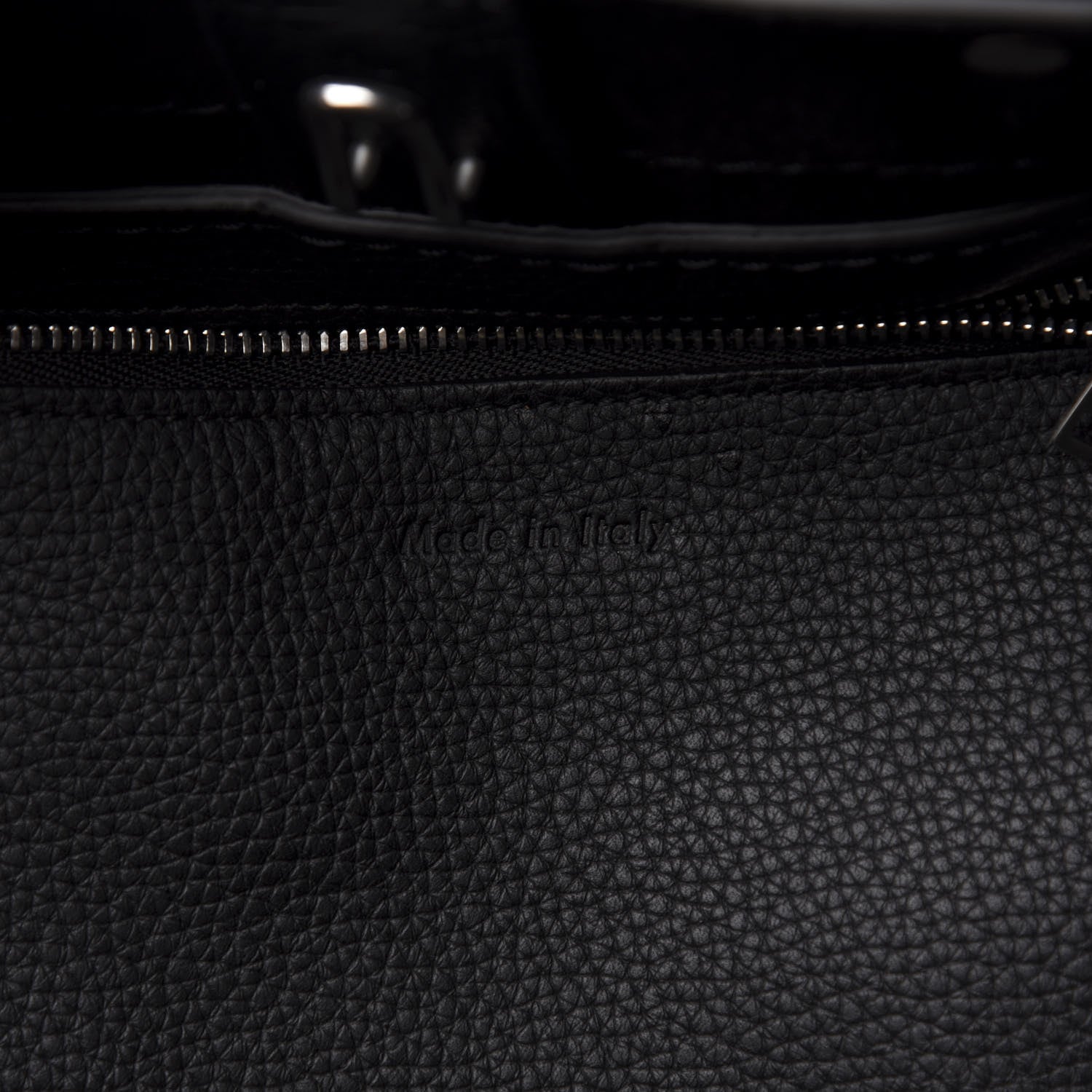 Celine Supple Grained Calfskin Small Long Strap Big Bag Anthracite 8 of 9