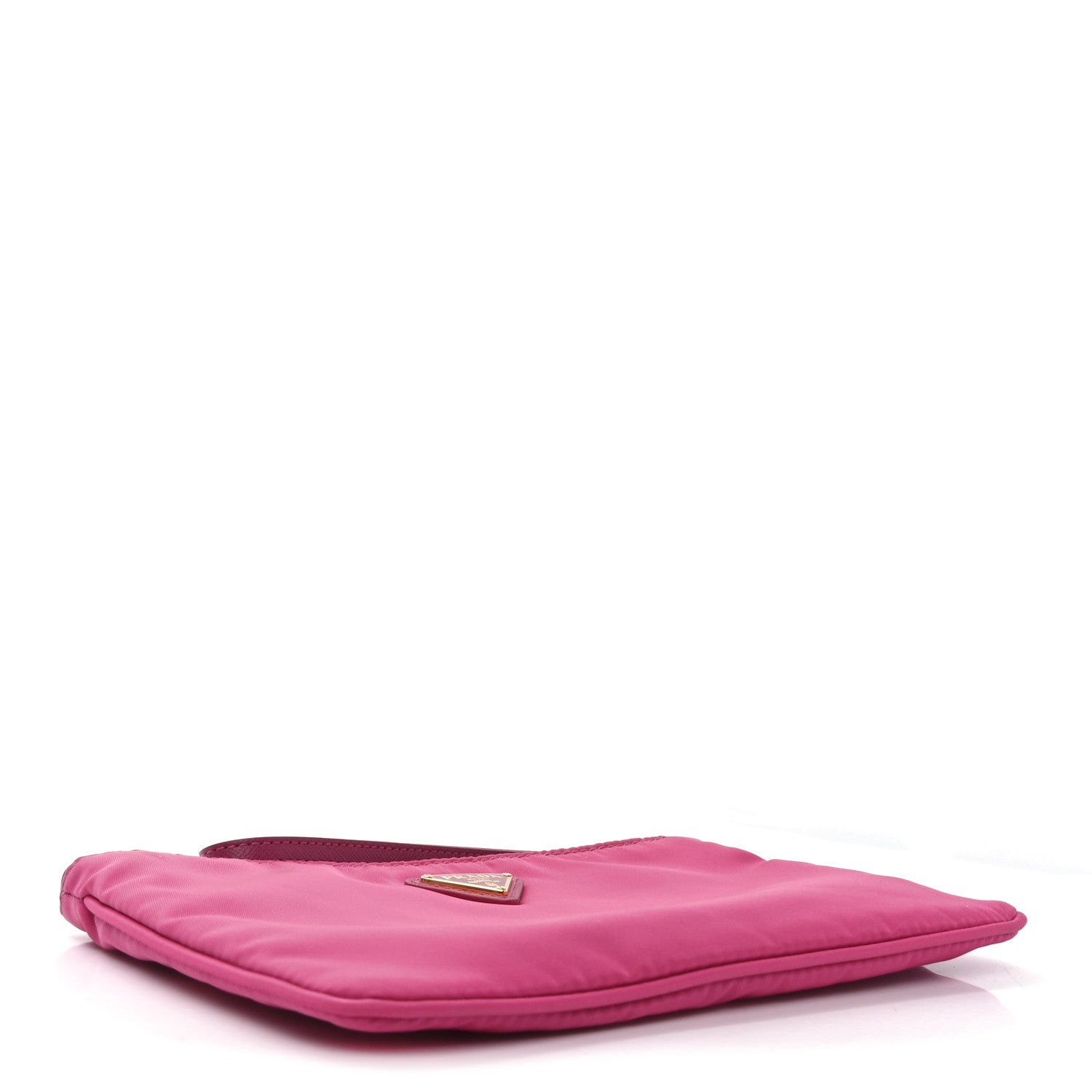 Prada Tessuto Nylon Saffiano Wristlet Fuxia 4 of 6