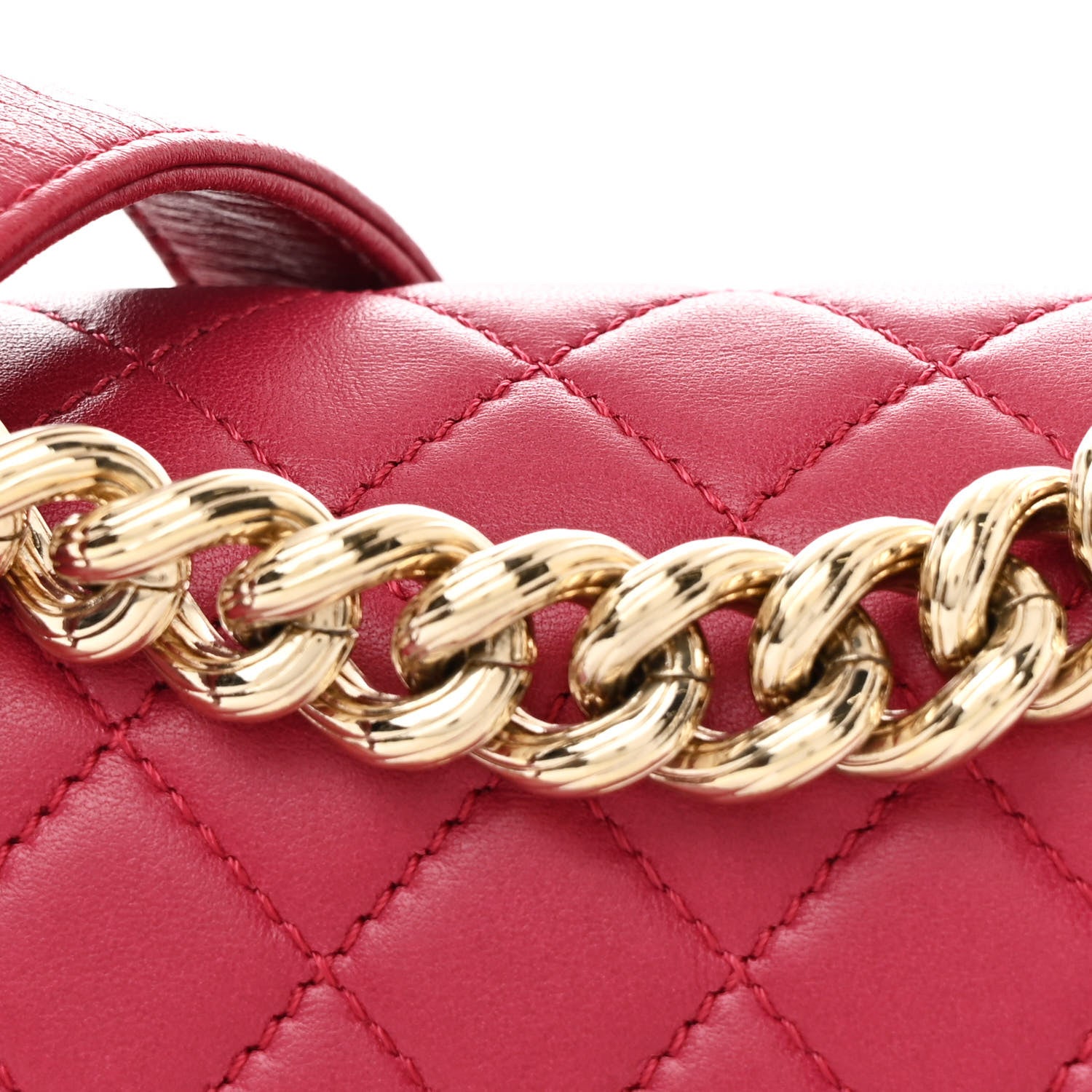 Chanel Lambskin Quilted Small Boy Flap Dark Pink 8 of 11