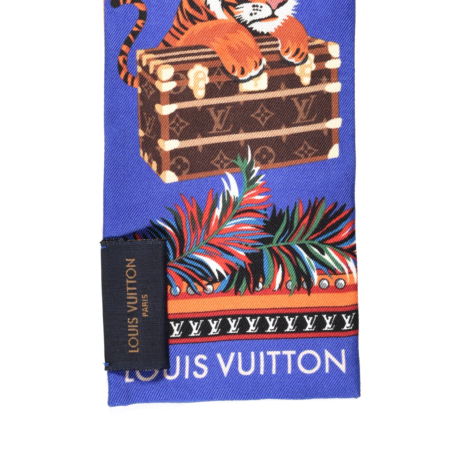 Louis Vuitton Silk Monogram Precious Tiger Bandeau Yellow 4 of 4