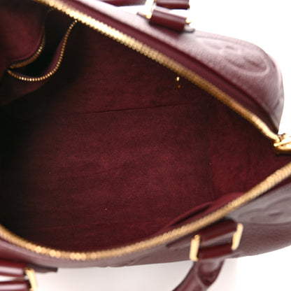 Louis Vuitton Empreinte Monogram Giant Speedy Bandouliere 25 Wine 5 of 9