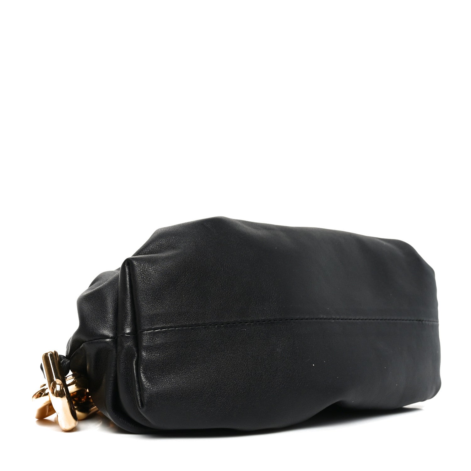 Bottega Veneta Calfskin The Pouch Chain Black 4 of 10