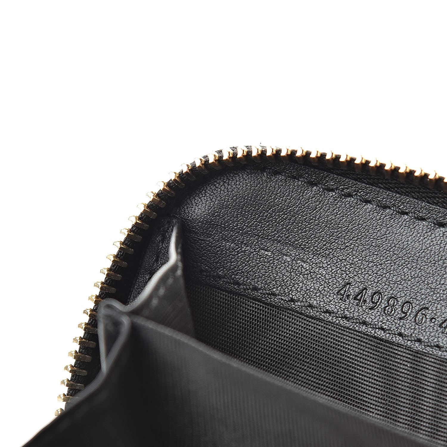 Gucci Microguccissima Zip Around Card Case Black 8 of 10