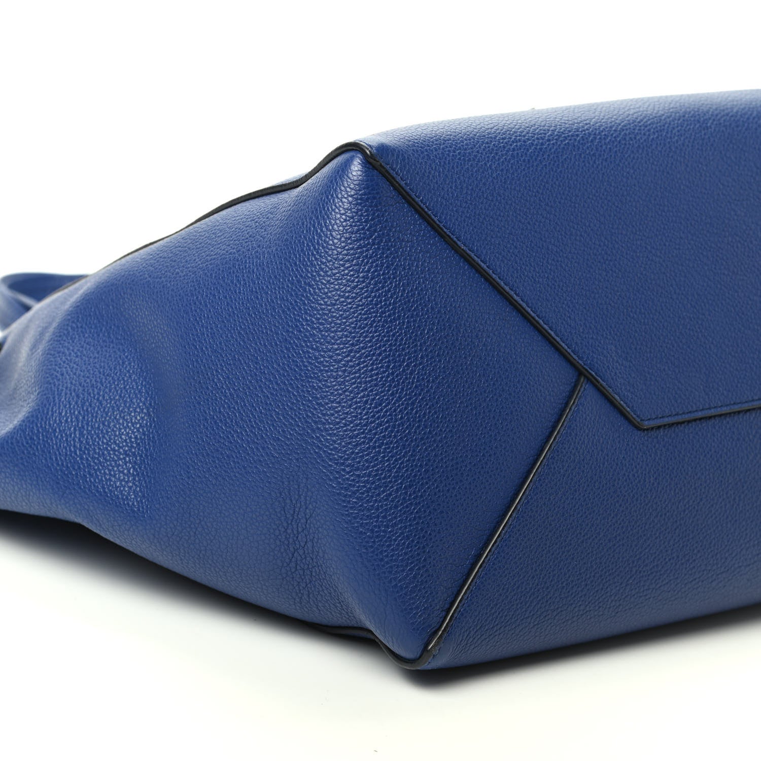 Celine Soft Grained Calfskin Small Belt Cabas Phantom Indigo 6 of 9