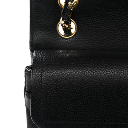 Chanel Caviar Quilted Small Double Flap Black 11 of 13