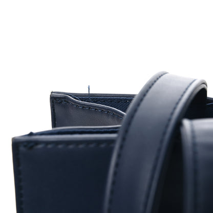 Telfar Vegan Leather Medium Shopping Bag Navy 10 of 10