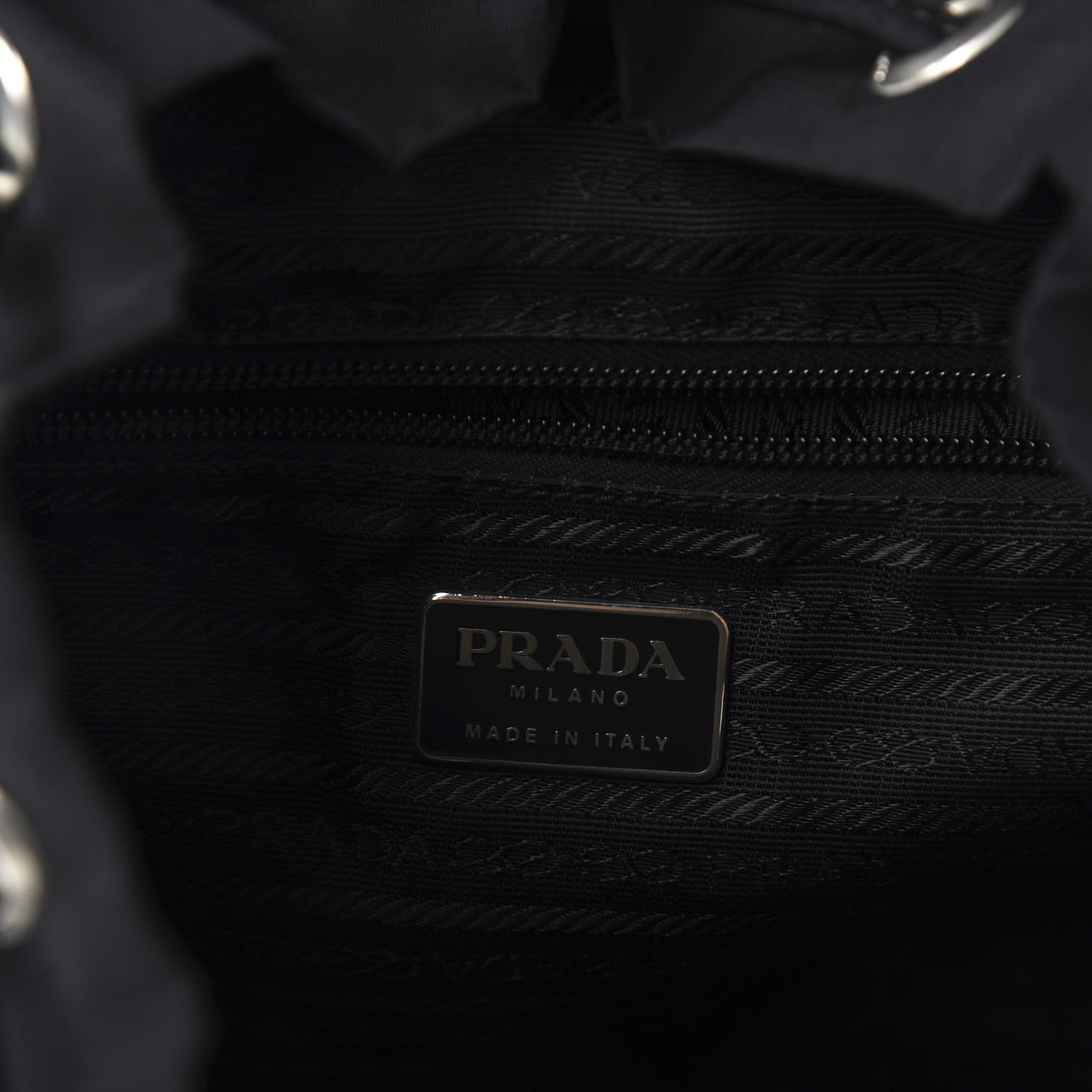 Tessuto Nylon Vela Small Backpack Black