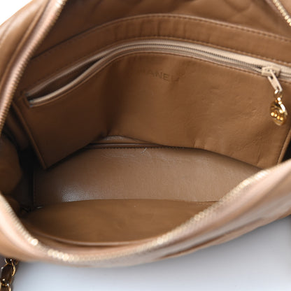 Chanel Lambskin Quilted Camera Case Beige 4 of 14