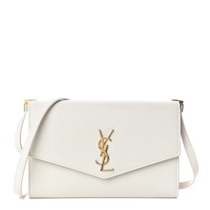 Saint Laurent Grain de Poudre Mini Uptown Crossbody Bag Crema Soft 1 of 10