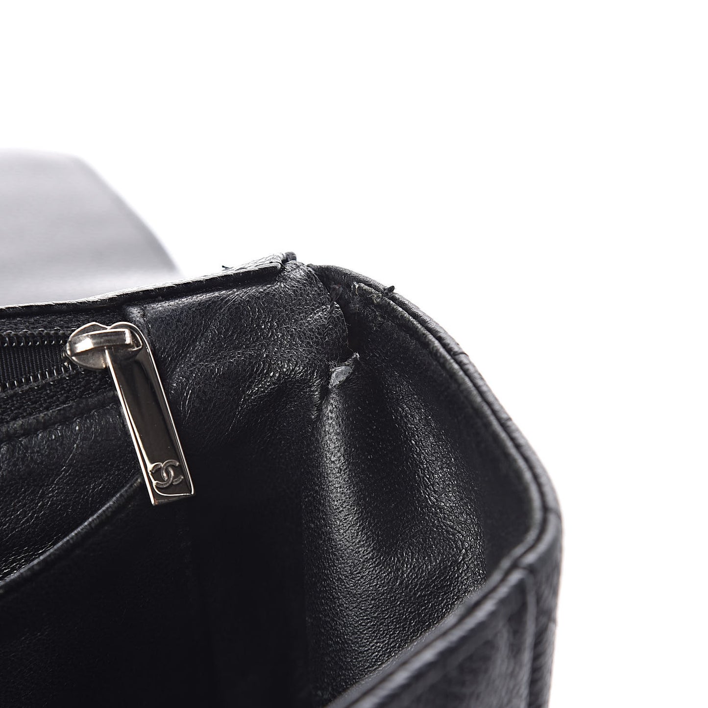Caviar Quilted Jumbo Single Flap Black