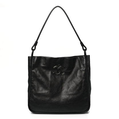 Chanel Calfskin Coco Curve Tote Black 1 of 10