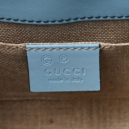 Gucci Soft Microguccissima Mini Emily Chain Shoulder Bag Mineral Blue 6 of 19