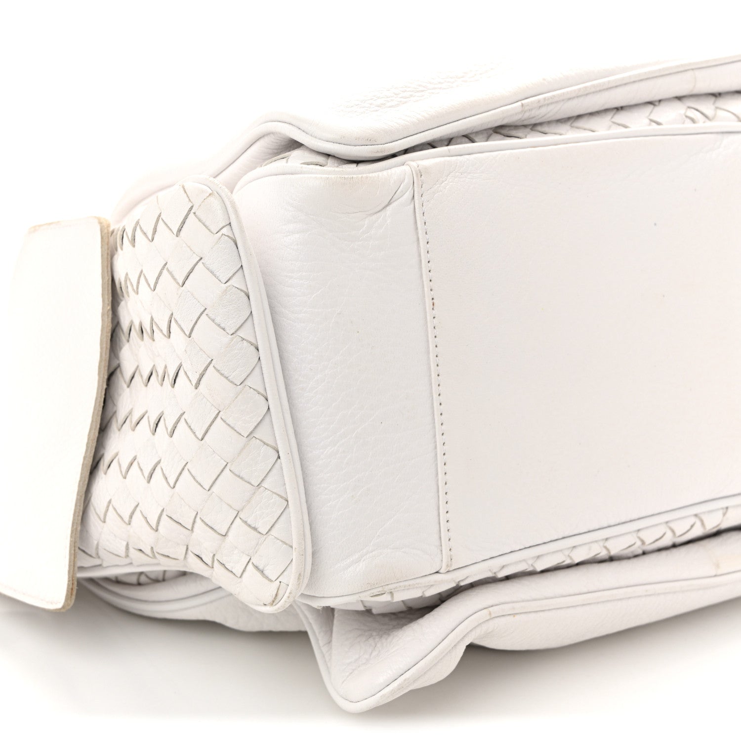 Bottega Veneta Cervo Cocker Hobo Bianco White 8 of 11