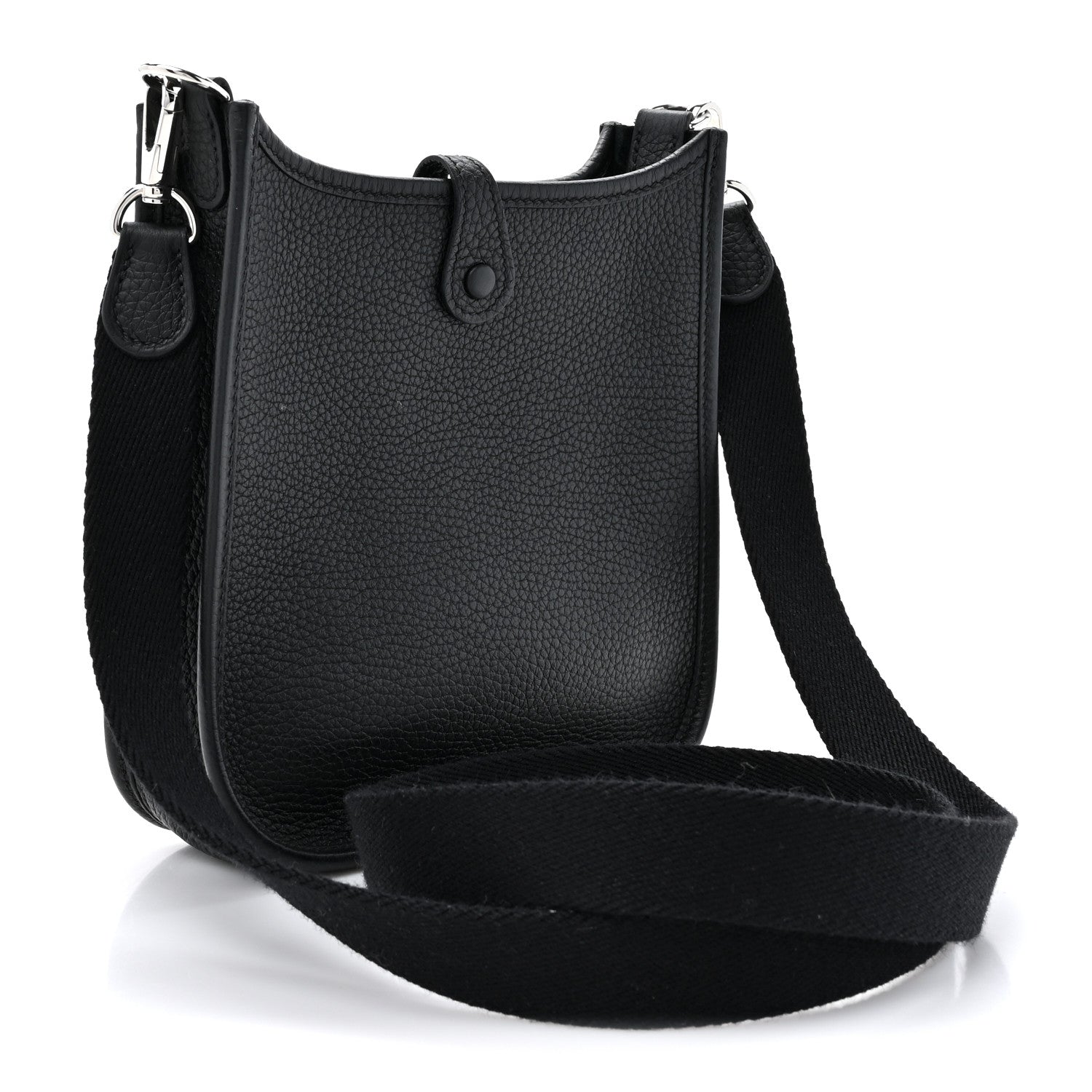 Hermes Taurillon Clemence Evelyne TPM Black 3 of 11