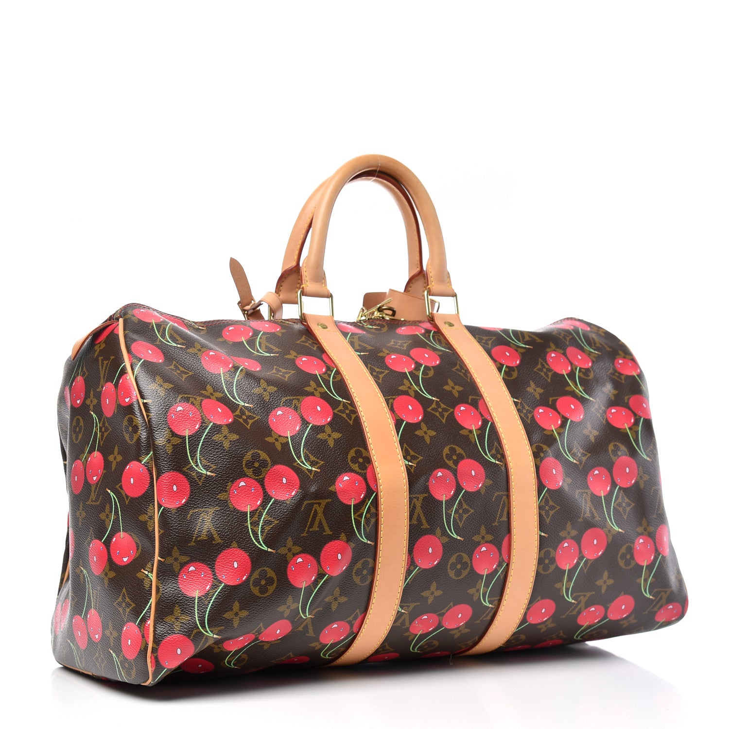Louis Vuitton Monogram Cerises Keepall 45 3 of 9