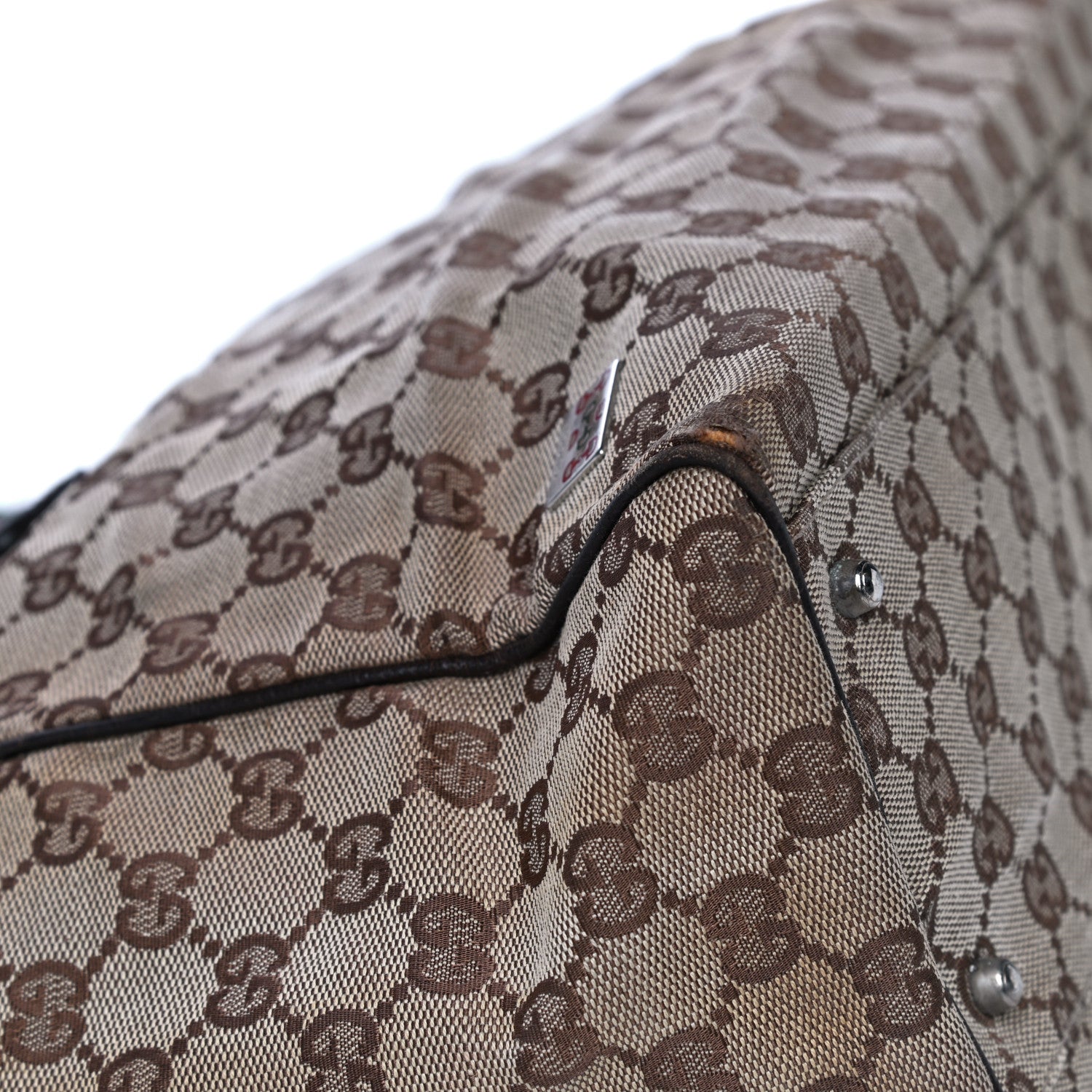 Gucci GG Monogram Web Pop Tote Dark Brown 7 of 11