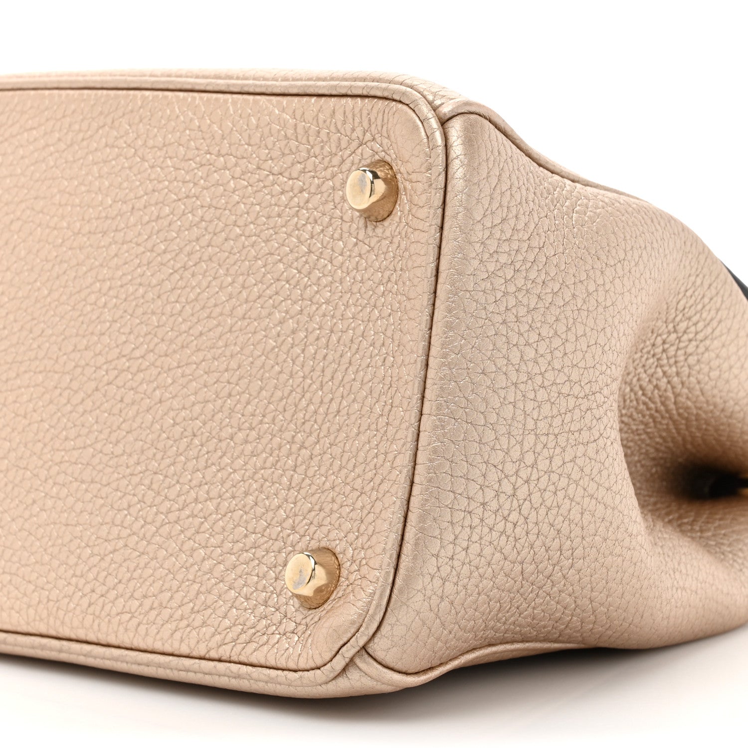 Christian Dior Metallic Bullcalf Small Be Dior Flap Pale Gold 10 of 19