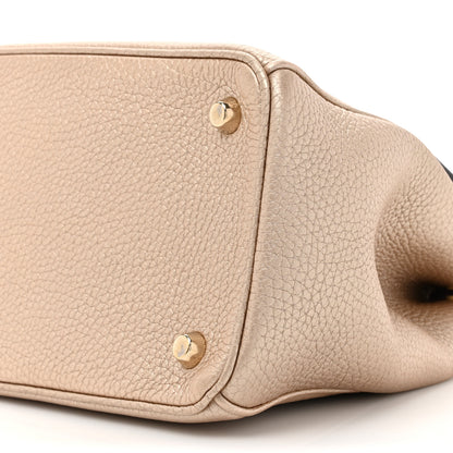 Christian Dior Metallic Bullcalf Small Be Dior Flap Pale Gold 10 of 19