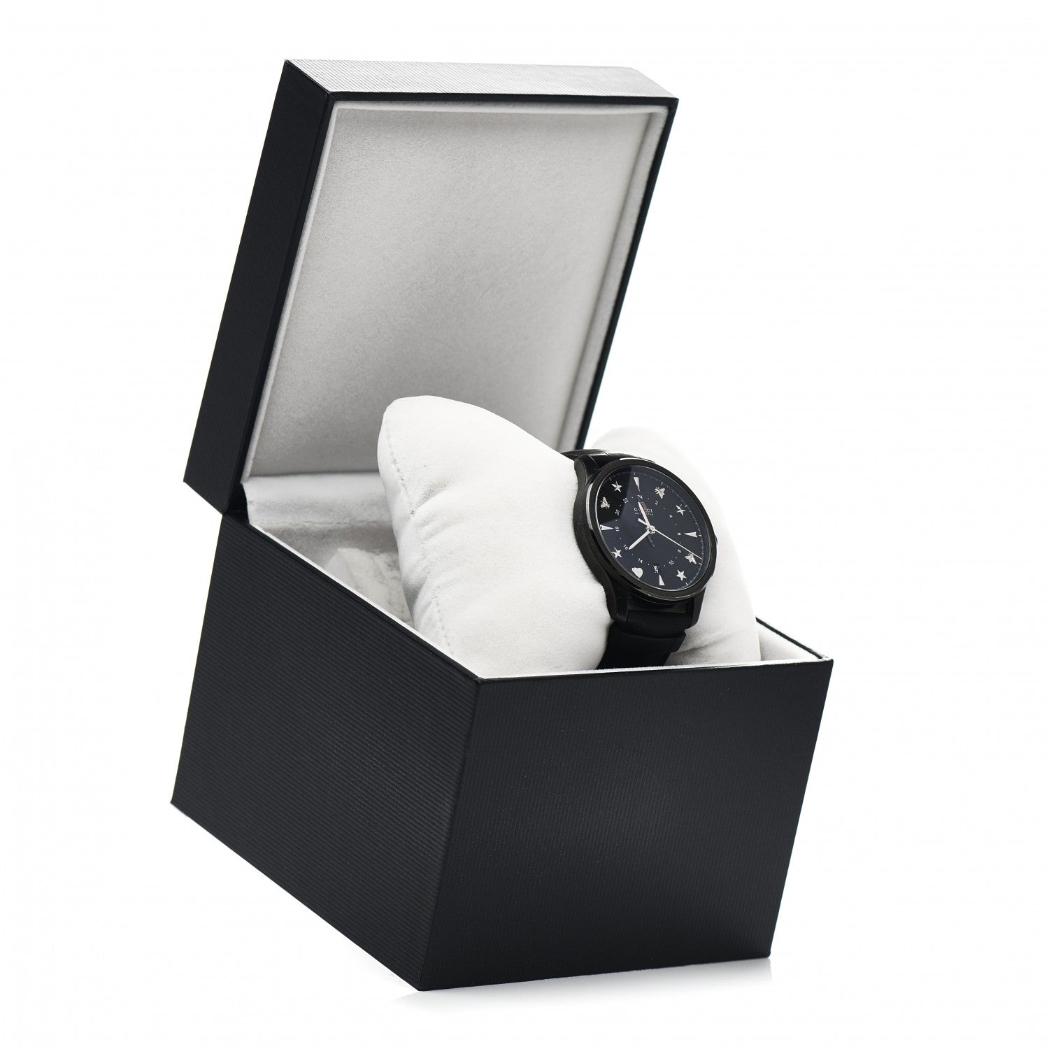 Gucci Stainless Steel Alligator 40mm G-Timeless GMT Snake Hand Automatic Watch Black 5 of 5