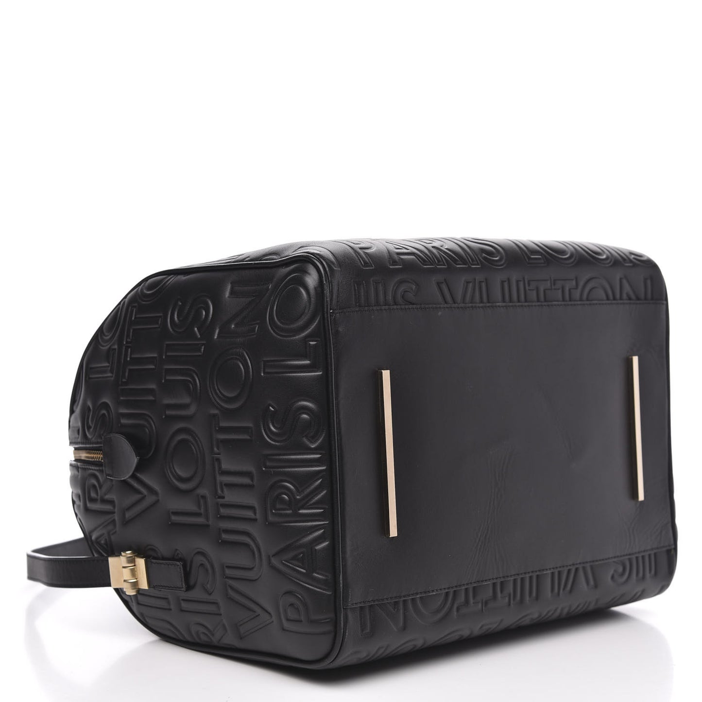 Calfskin Embossed Speedy Cube 30 Black