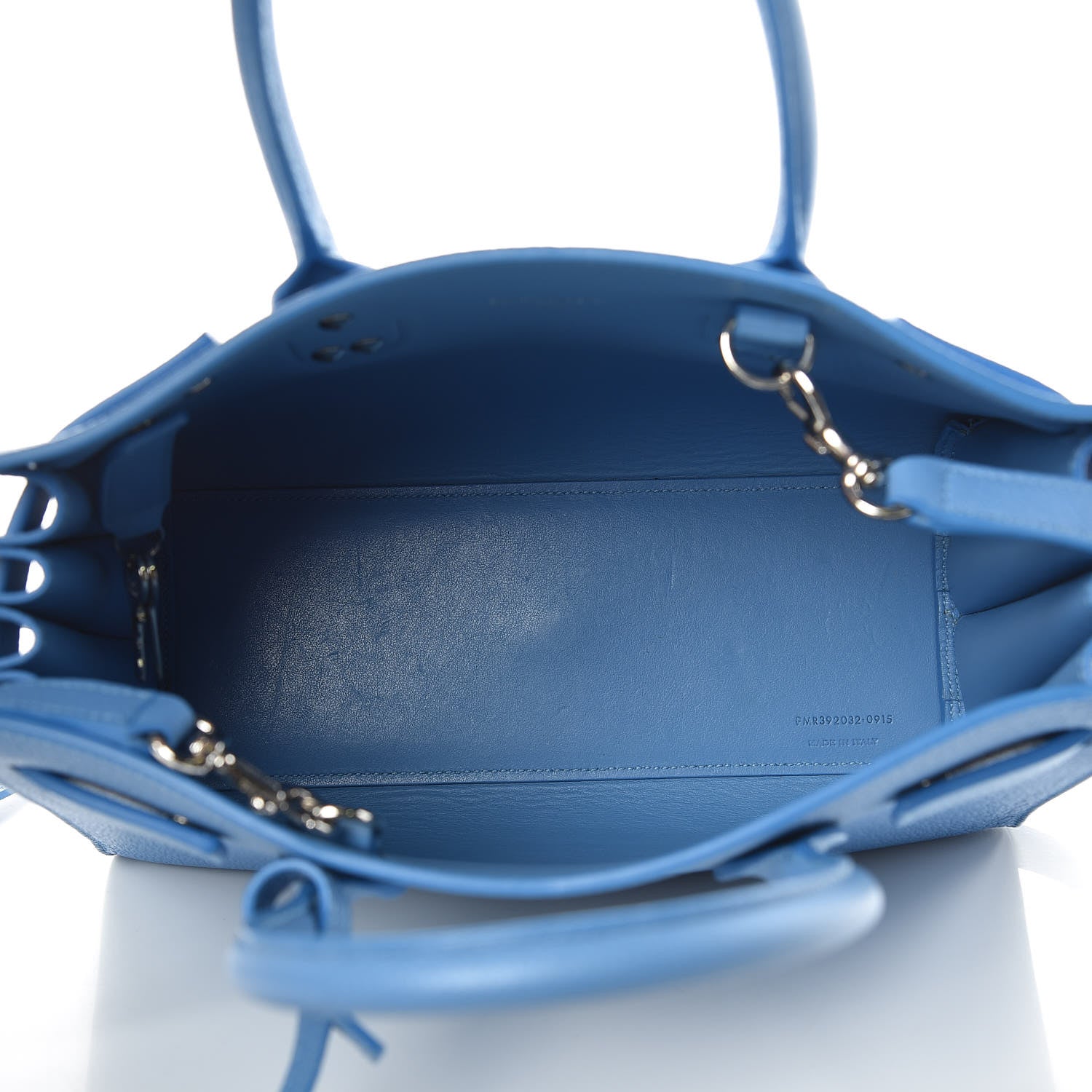 Saint Laurent Grained Calfskin Baby Sac De Jour Blue Clair 5 of 11