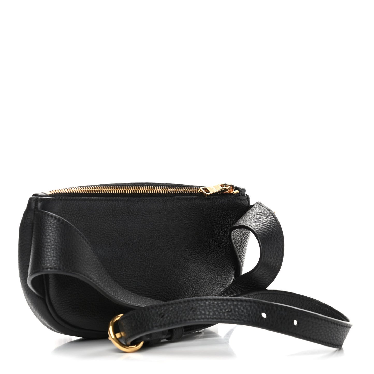 Vitello Daino Small Belt Bag Black