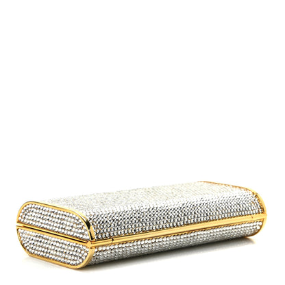Judith Leiber Swarovski Crystal Minaudiere Clutch Gold 3 of 6