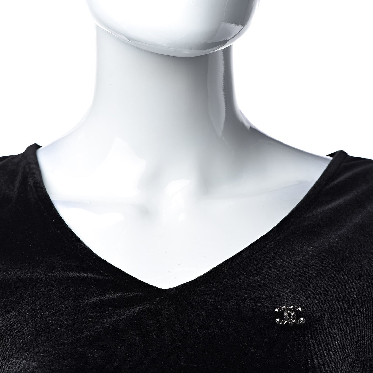 CC Spike Pin Brooch Dark Grey