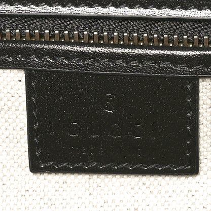 Gucci Boarded Dyana Lux Calfskin Web Medium Bamboo 1947 Top Handle Bag Black 6 of 9