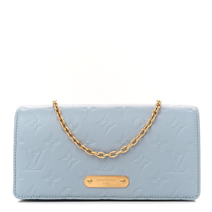 Louis Vuitton Monogram Lily Wallet On Chain Blue Hour 1 of 10