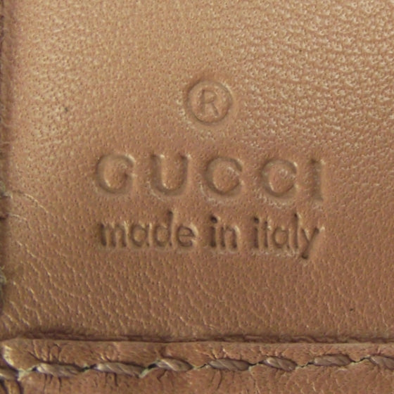 Gucci Guccissima GG Pierce Tri Fold Wallet Blush 6 of 8