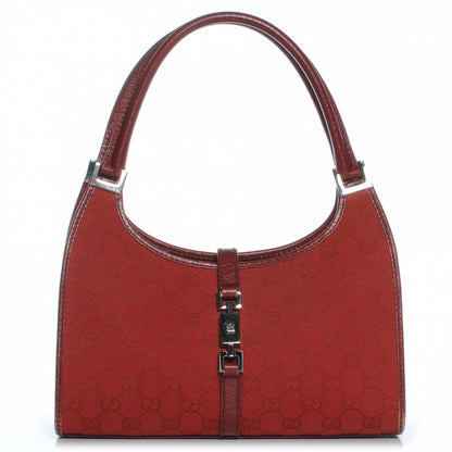 Gucci Monogram Small Bardot Red 1 of 7