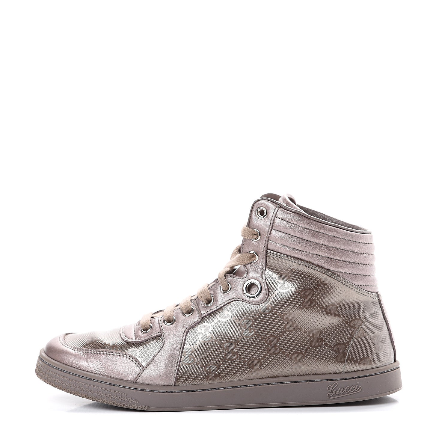 Imprime Monogram Coda High Top Sneakers 38.5 Mauve