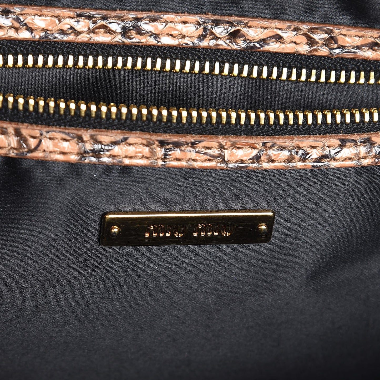 Python Painted Top Handle Bag