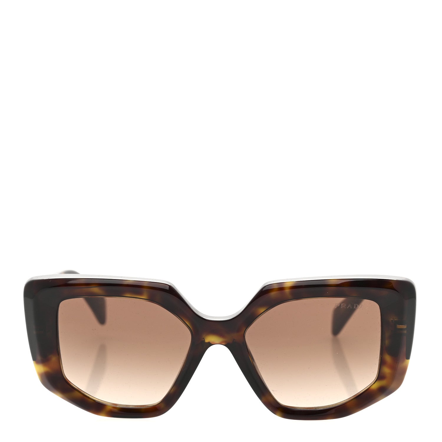 Prada Acetate Symbole Sunglasses SPR 14ZS Tortoise 2 of 7