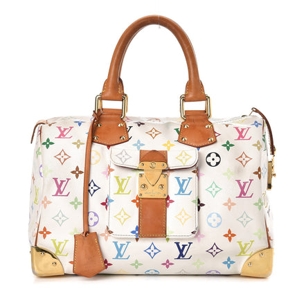 Louis Vuitton Monogram Multicolor Speedy 30 White 1 of 11