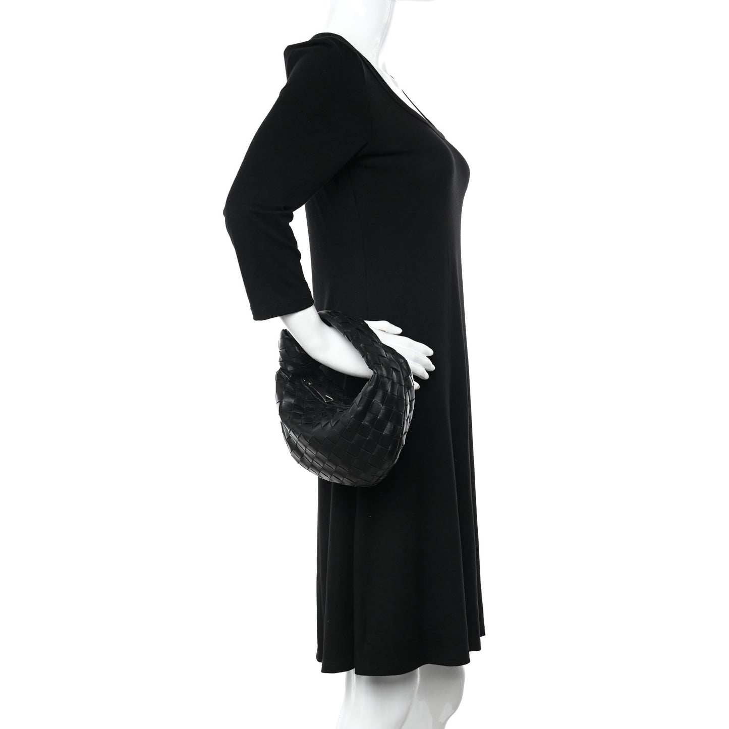 Nappa Intrecciato Mini Jodie Black