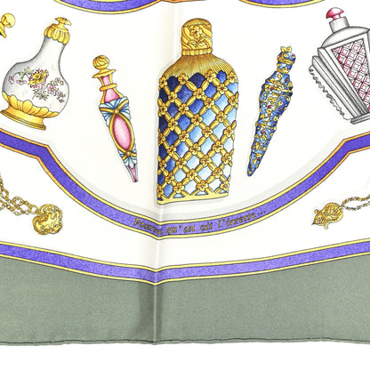 Hermes Silk Qu Importe Le Flacon Scarf 90 Green 6 of 9