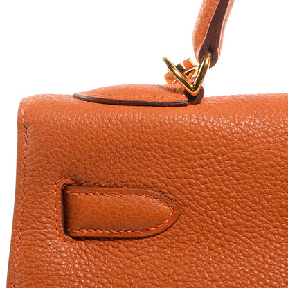 Hermes Togo Kelly Sellier 32 Orange 9 of 27