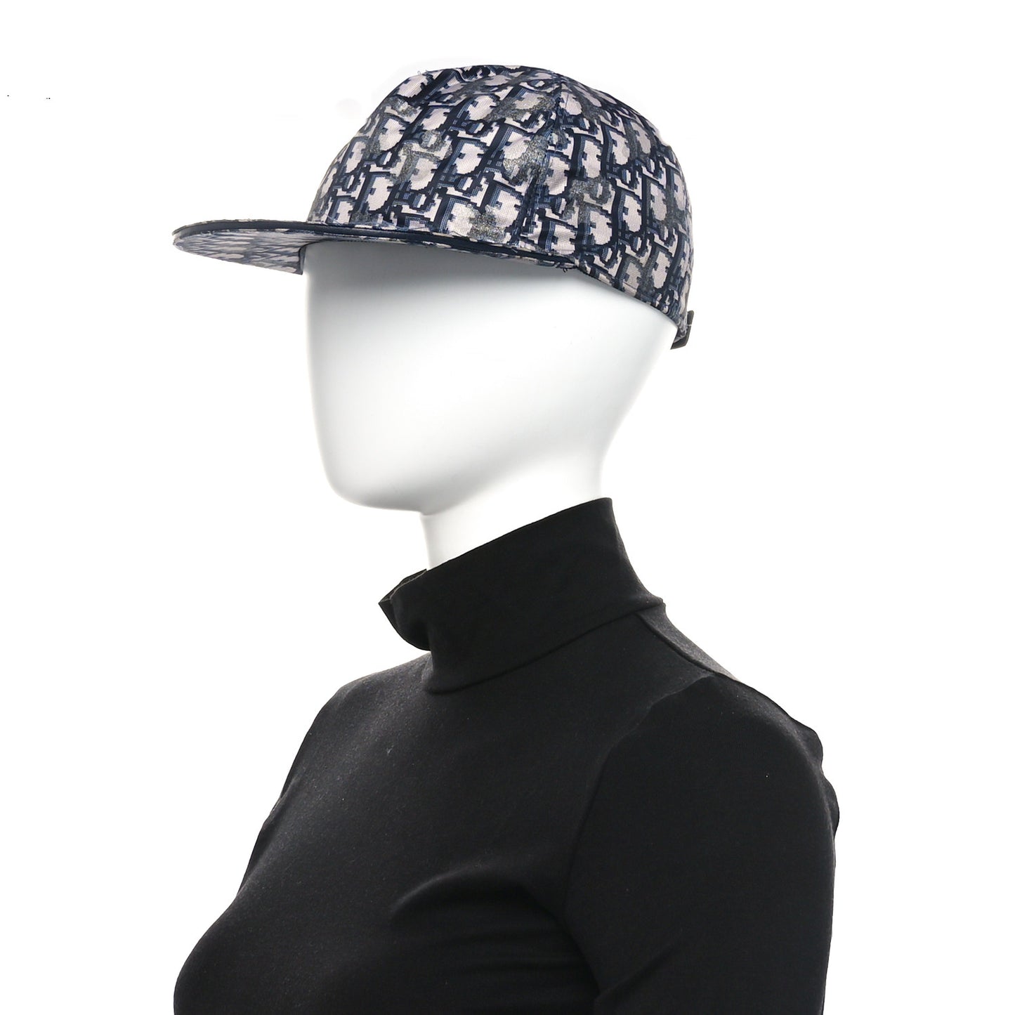 Oblique Baseball Cap M Blue