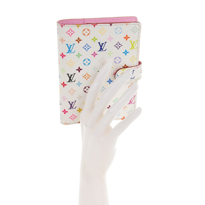 Louis Vuitton Monogram Multicolor Small Ring Agenda Cover White Litchi 2 of 8