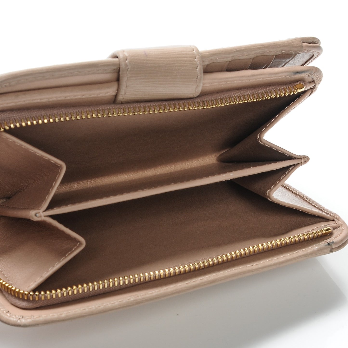 Vitello Move Metal Zip Around Wallet Cammeo
