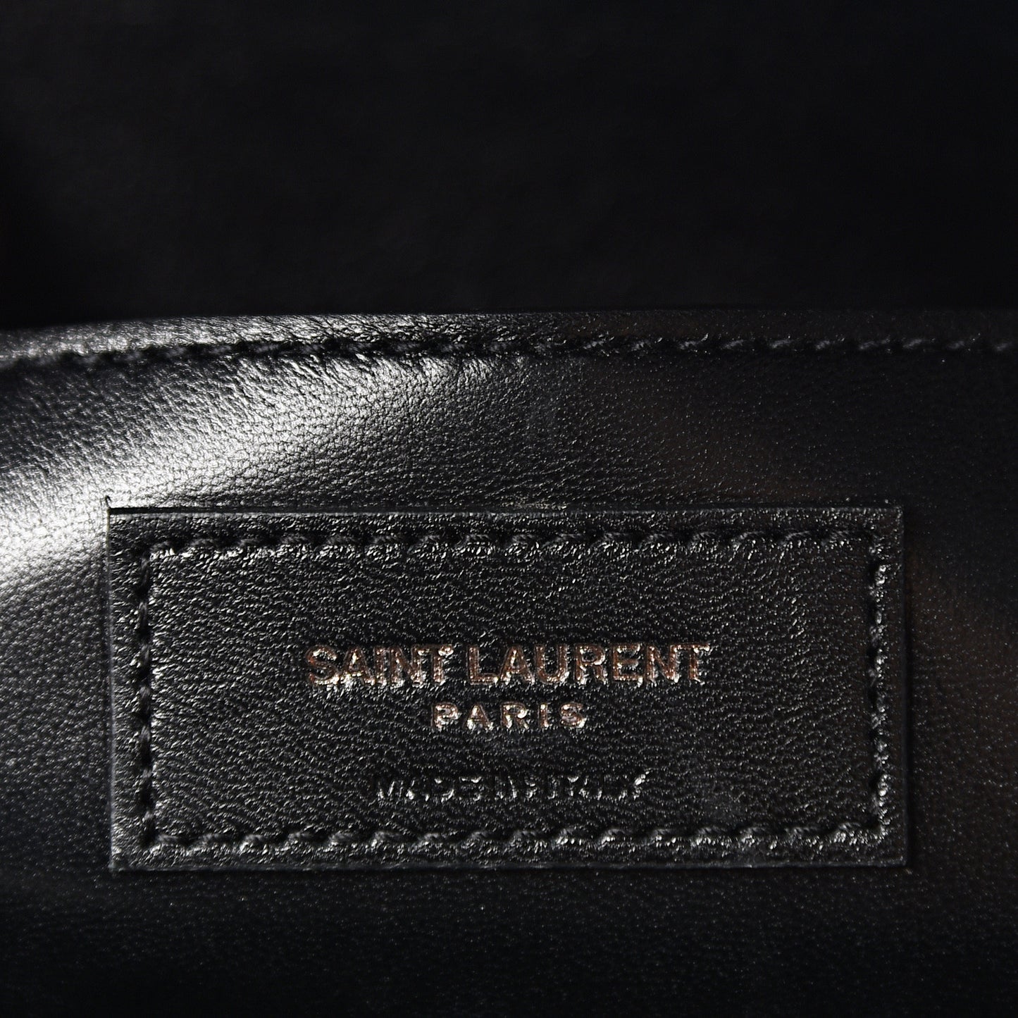Calfskin Mixed Matelasse Triquilt Large Monogram Satchel Black