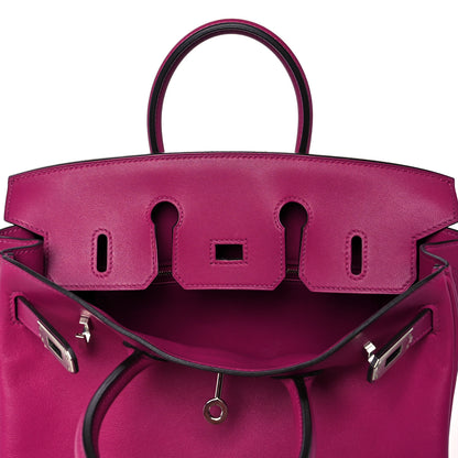 Hermes Swift Birkin 25 Rose Pourpre 18 of 34