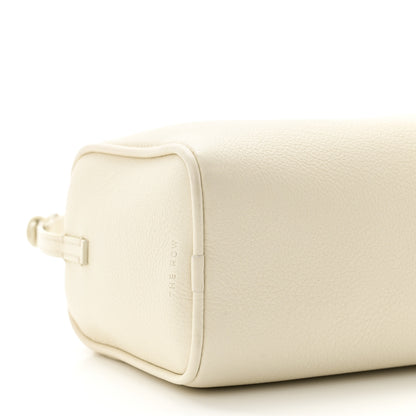 The Row Grained Calfskin 90's Bag Ivory 8 of 9