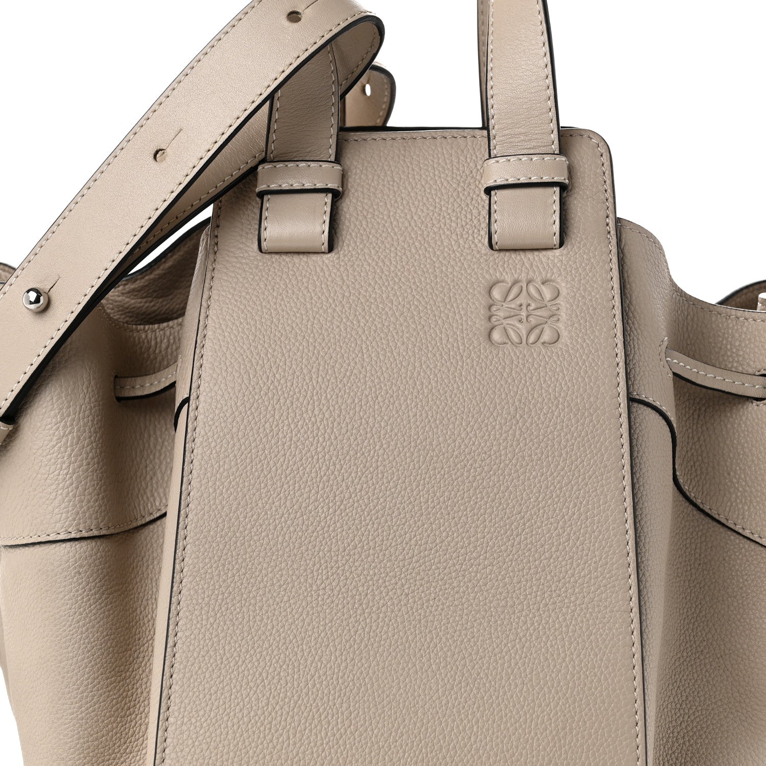 Loewe Calfskin Medium Hammock Shoulder Bag Light Oat 8 of 10