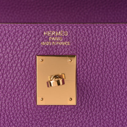 Hermes Togo Kelly Retourne 35 Anemone 15 of 35