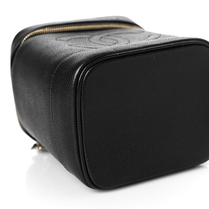 Chanel Caviar Vanity Cosmetic Case Black 9 of 12
